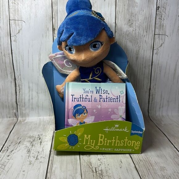 Hallmark My Birthstone Fairy Sapphire September 12” Plush - Picture 1 of 8